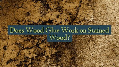 Does Wood Glue Work on Stained Wood?